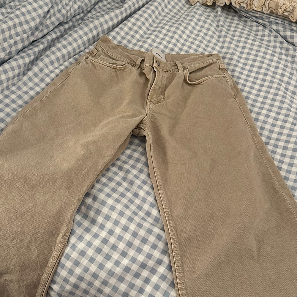 Cary Low Rise Jeans in Sand Dollar
